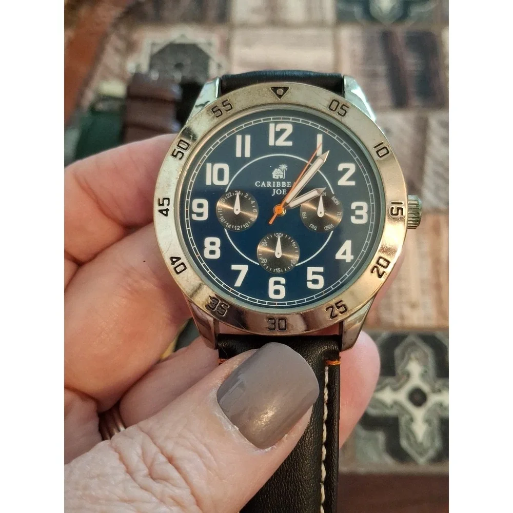 Lot Of 5 Mens Assorted Watches. Pre-worn. New Batteries.